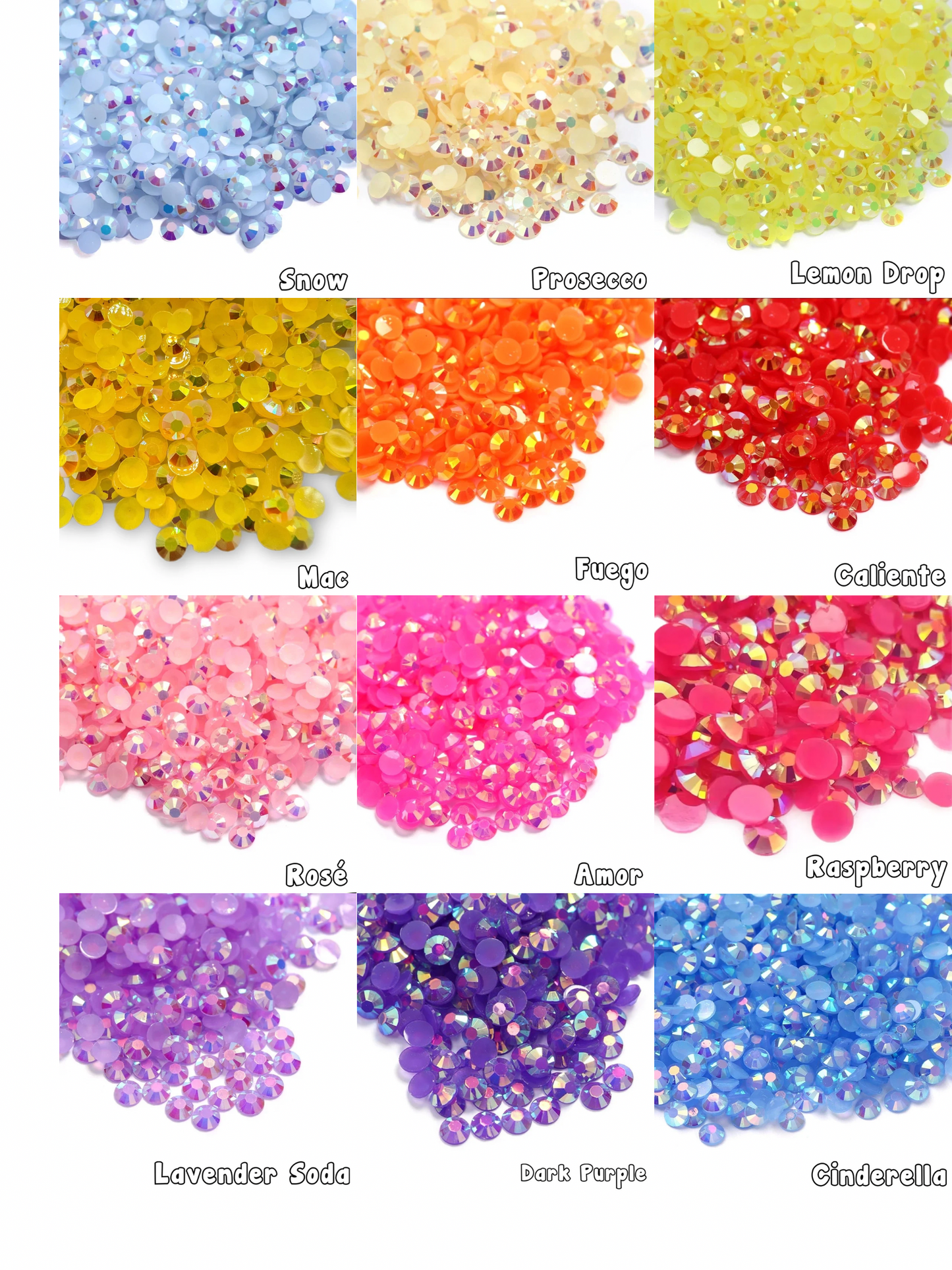 Jelly AB Bulk Rhinestones PREORDER