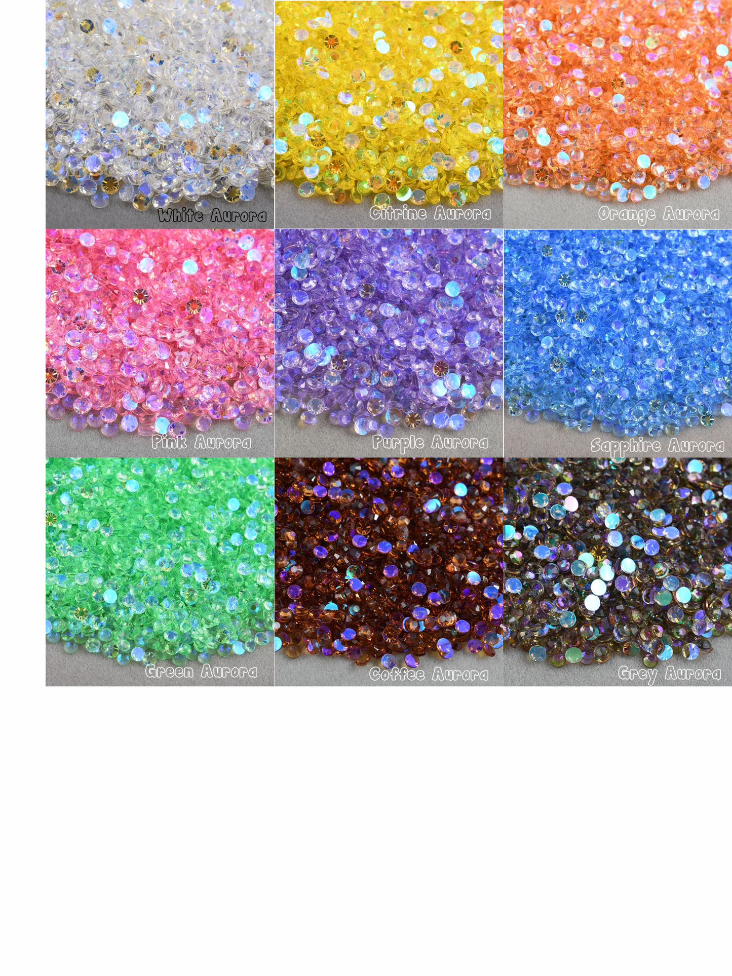 Aurora Bulk Rhinestones PREORDER