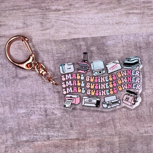 Small Business Owner Keychain